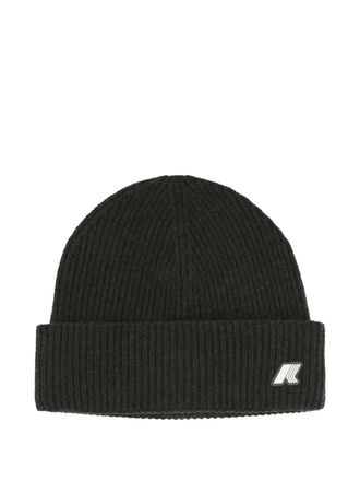 K-Way wool beanie - unisex - Wool - One Size - Black