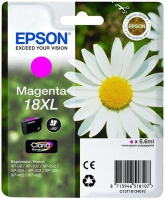 Epson Daisy Cartucho 18xl Magenta (etiqueta Rf)