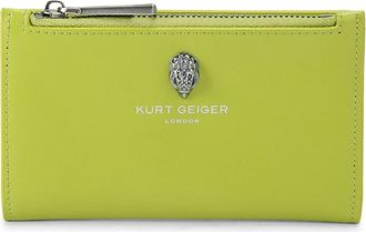 Kurt Geiger Bond Leather Bifold Wallet in Bright Green at Nordstrom Rack