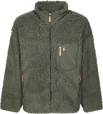 Polo Ralph Lauren Textured Fleece Full-Zip Pullover Sweater