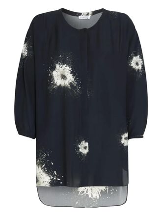 Gloria Coelho floral-print blouse - Blue