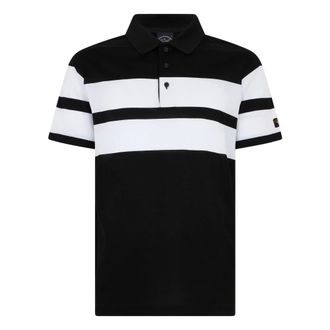 Paul & Shark Paul & Shark, Polo Shirts, male, Black, Size: 6XL Short-sleeve Polo