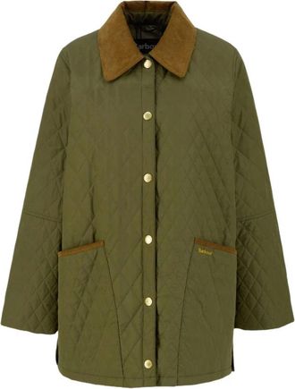 Barbour Goldmire Quilted Jacket - Dames - Zomerjassen - Groen - XS - Polyester - Jassen