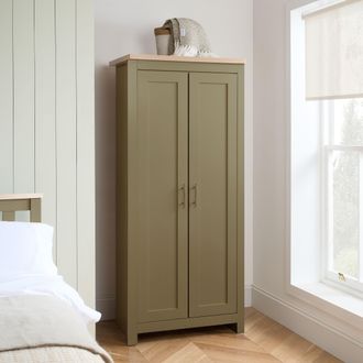Birlea 2 Door Wardrobe Olive Green Highgate & Oak Farmhouse Shabby Chic