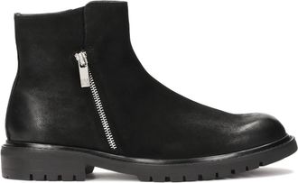 Kazar Zwarte nubuck laarzen - Heren - Enkellaarsjes - Zwart - 43 EU - Leer - Schoenen