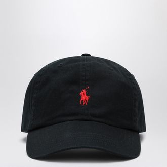 Polo Ralph Lauren Black Baseball Cap With Logo
