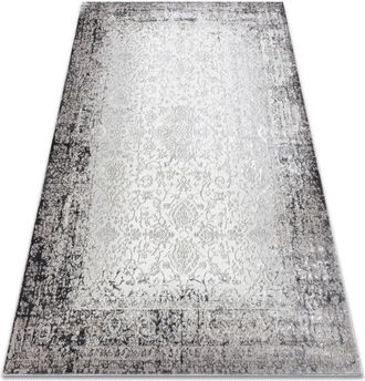 RugsX Rugsx - Bliss Z226az226 Alfombra Crema / Gris - Marco, Ornamento, Moderna, Estructural Grey 180x270 Cm