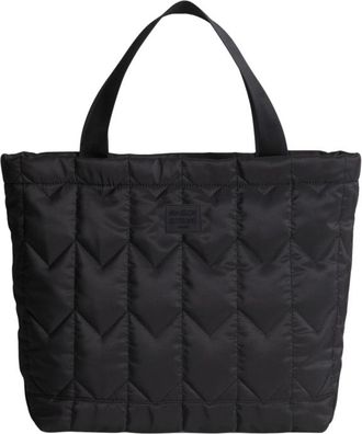 Maison Kitsuné Chevron Quilted Large Tote