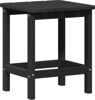 vidaXL Mesa Lateral Adirondack Negro 38 X 38 X 46 Cm Hdpe Vidaxl