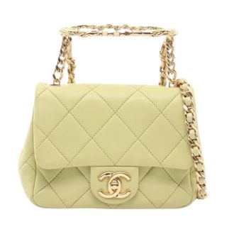 Chanel Pre-owned Vintage Mini Shoulder Bag - Dames - Pre-owned - Groen - Maat: ONE Size Leer