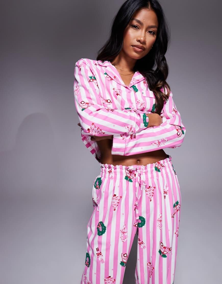 Pyjama Homme à Motif Tête De Tigre - Doux, Manches Longues, Avec Poches - Ensemble 2 Pièces - 5