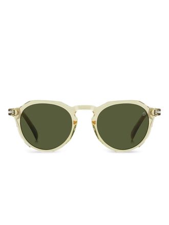 Eyewear by David Beckham round-frame sunglasses - men - Acetate - 50 - Brown