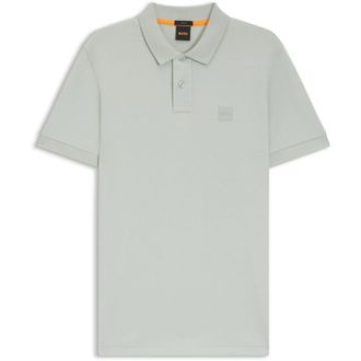 HUGO BOSS Polo-shirt voor heren met Passenger Box-logo (Zilver)