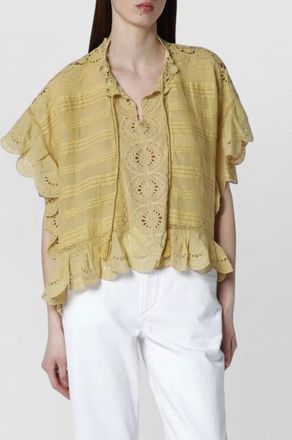 Isabel Marant floral lace blouse