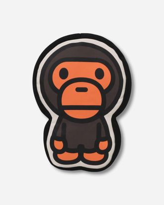 A Bathing Ape Baby Milo Friends Cushion Brown