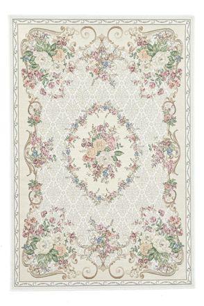 THEKO Alfombra de poli&eacute;ster tejida a m&aacute;quina - beige - 160x230 cm