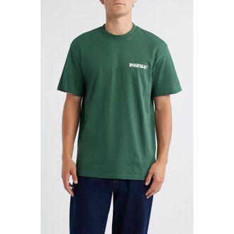 Dickies Gordonsville Logo Graphic T-Shirt in Pine Needle Green at Nordstrom Rack, Size Medium