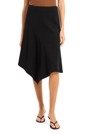 Theory Drape Panel Skirt in Black at Nordstrom, Size 16