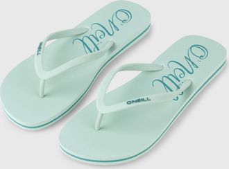 O'Neill Zehentrenner ONEILL PROFILE LOGO SANDALS, Damen, Gr. 36, marble arch, Synthetik, Schuhe Zehentrenner, sportlicher Stil, mit Gummilaufsohle, f&uuml;r warme 