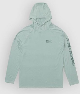 Salty Crew Mariner Hood Tech Longsleeve Lycra blau