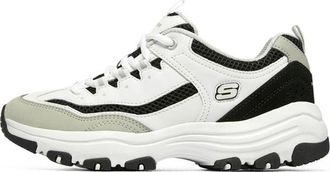 Skechers (WMNS) Skechers Arch Fit DLites White Black Beige 8730066-WLGY