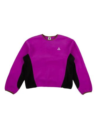 Nike wolf tree crew-neck sweatshirt - Purple