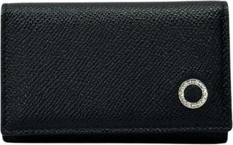 Bulgari Pre-owned Sleutelhanger - unisex - Vintage Accessoires - Zwart - ONE Size - Leer - Vintage