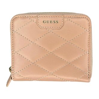 Guess Portemonnee - Dames - Portefeuilles - Beige - ONE Size - Leer - Accessoires