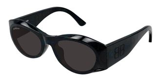 Balenciaga BB0396SK Asian Fit 003 Womens Sunglasses Black Size 55