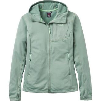 RAB Superflux Full-Zip Hooded Jacket - Womens in Dark Fig Green at Nordstrom, Size X-Large