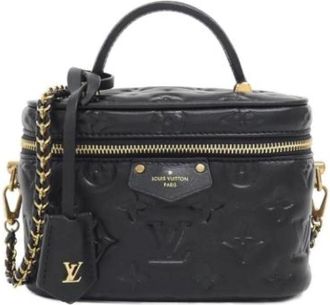 Louis Vuitton Pre-owned Vintage Handbag - Dames - Vintage Handtas - Zwart - ONE Size - Leer - Vintage