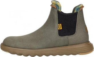 Hey Dude Klassieke waterdichte laars voor stijliconen - Heren - Chelseaboots - Groen - 43 EU - Leer - Schoenen