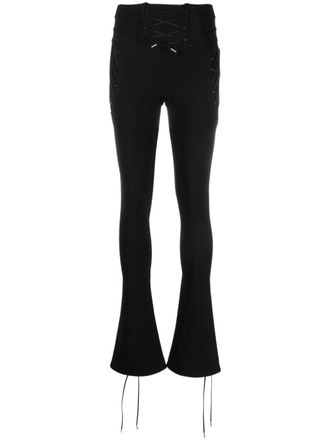 Off-white Leggings con stampa - Nero