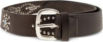 Alberto Luti Cintura in pelle - Marrone