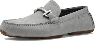 Cole Haan Donohue Grand Bit Mens Flat Shoes Ironstone Nubuck/Gum : 10.5 D - Medium, Leather