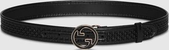Gucci Blondie Belt, Black, Leather