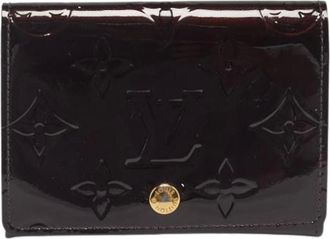 Louis Vuitton Pre-owned Wallets, female, Purple, Size: ONE SIZE Pre-owned Leather Wallet