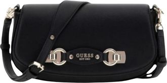Guess Tracolla Crossbody Bag - Dames - Schoudertassen - Zwart - ONE Size - Leer - Tassen