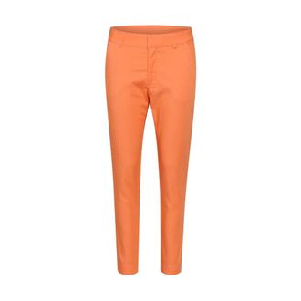 Kaffe Pantaloni Chino Slim Fit Melon - - Trousers - Donna - Arancione - L