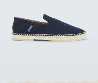 Vilebrequin Embroidered canvas espadrilles