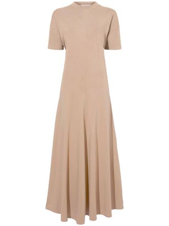 Proenza Schouler jersey short-sleeve dress - Neutrals