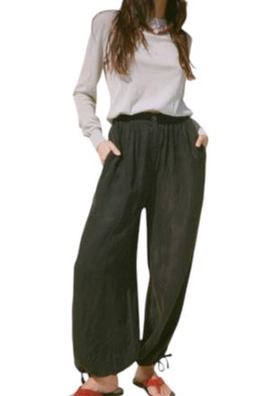 Ciao Lucia Vera Cotton Pants In Black
