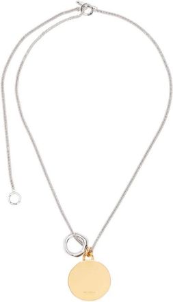 Jil Sander Circular Necklace - Dames - Kettingen - Grijs - ONE Size - Accessoires
