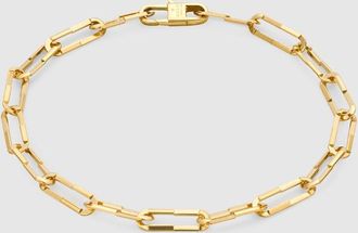 Gucci Link To Love 18k Bracelet, Size 18, Gold, Yellow Gold