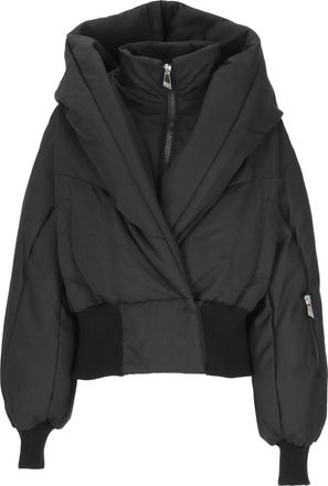 The Attico Shawl Collar Bomber Jacket With Layered Padded Design