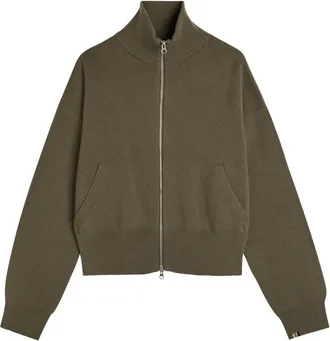 Extreme Cashmere Extreme Cashmere N&deg;385 Xtra Cute Cashmere Cardigan - Dark Green - One Size