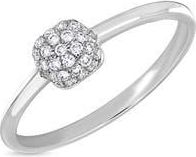 Bony Levy 18K White Gold Pav&eacute; Diamond Cushion Ring in 18Kw at Nordstrom Rack, Size 7