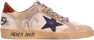 Golden Goose Sneakers, male, Multicolor, 9 UK, Ballstar Leather and Suede Trainers