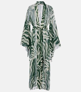 Johanna Ortiz Printed beach cover-up