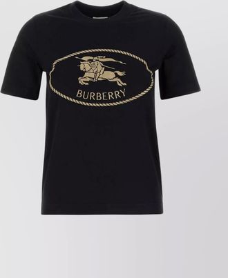 Burberry cotton ribbed slim-fit short-sleeve t-shirt